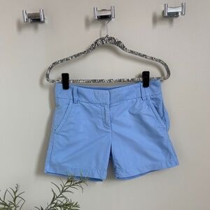 J Crew Light Blue Chino Short Size 0